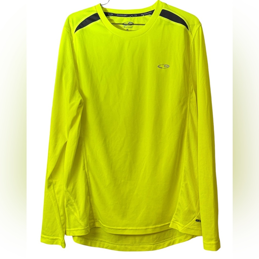 Champion Long Sleeve Tee Used Men's Running Duo Dry Medium
